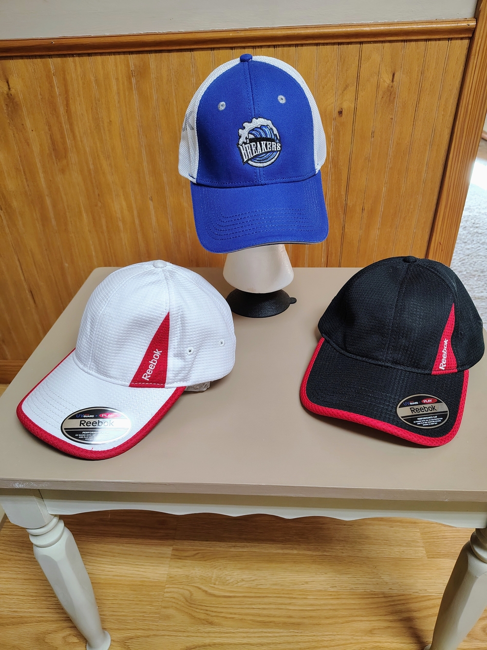 Lot Of 3 Reebok Sports Caps
